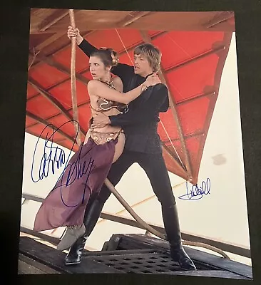 Star Wars 16X20 Mark Hamill Carrie Fisher Signed Photo Autograph Signed BAS COA • $2749.99