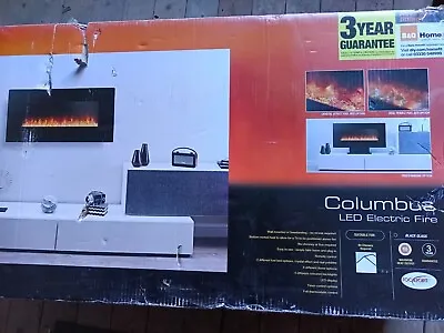 Colombus Wall Hung Electric Fire 1.5kw • £160