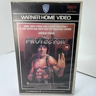 The Protector Ex-rental Vhs Jackie Chan Warner Bros • £12