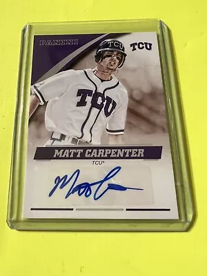 2016 PANINI TCU - Matt Carpenter - New York Yankees Auto Autograph #MC-TCU • $24.99