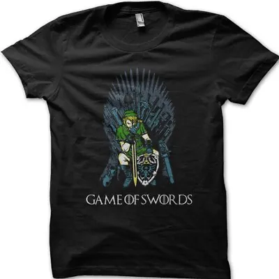 GOT ZELDA Game Of Swords Printed T-shirt 9234 • £13.95