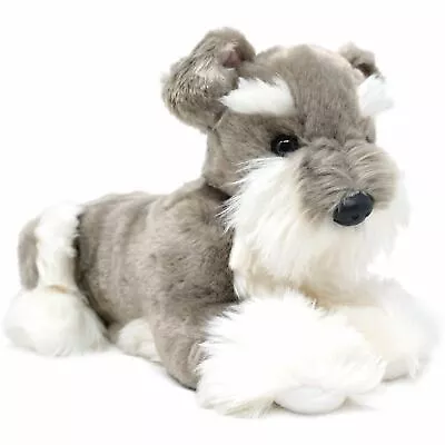 Siegfried The Schnauzer | 12 Inch Stuffed Animal Plush Dog | By Tiger Tale Toys • $17.99