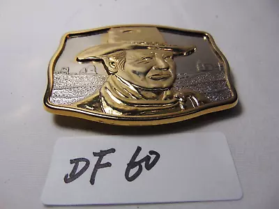 John Wayne Belt Buckle Man Of The Golden West Olde New England Mint 1985 • $39.99