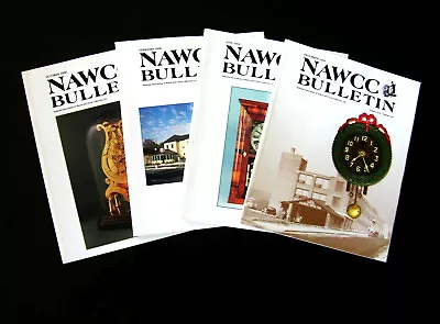 NAWCC Bulletin 2000 Watch And Clock Incomplete Set Vol 42 No. 324326328329 • $17.95