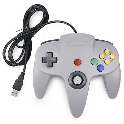 Wired USB N64 Gamepad Controller Wireless SNES Motion Plus Remote Wii Nunchuck • $23.79