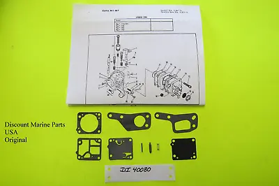 Zama M1M7 RB19 Carb Kit McCulloch Chainsaw Mini Mac 110 120 130 140  DI 40080  • $19.95