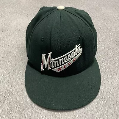 Minnesota Wild Hat Cap Men Fitted 7 7/8 Chopped 32/5 Wool Zephyr NHL Hockey Logo • $14.99