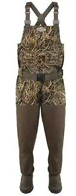 DRAKE WATERFOWL CHEST WADERS WOMEN'S EQWADER 1600 G. W.Tear Away Liner SIZE 8 • $79.97