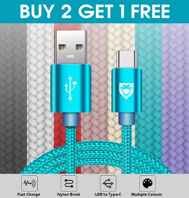 Fast Charger For Samsung Galaxy S22 S21 S20 S10 Type C USB-C Data Charging Cable • £5.99