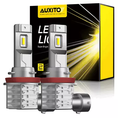 AUXITO 2X H11/H8/H9 9000LM LED Headlight Bulbs 6500K High/Low Beam Globes HID M4 • $35.69