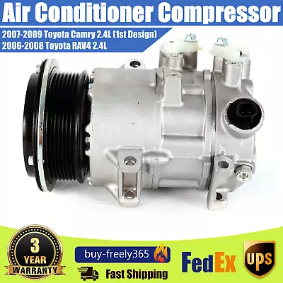 AC Compressor For Toyota Camry 2007-2009 2.4L RAV4 2006-2008 2.4L CO 11178JC USA • $121.60