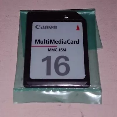 Canon 16MB SD Multi Media Memory Card MMC-16M Brand New Sealed  • $9.99