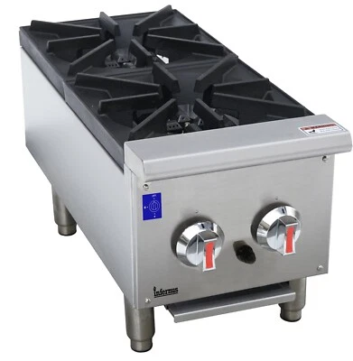 £578 • Buy Infernus Gas Ring 2 Burner - Twin Boiling Ring 2 Hob - NG/LPG -Commercial Grade