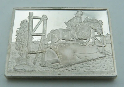 £24.97 • Buy Hallmarked Solid Silver Horse Racing Ingot - National Pony Trials Stoneleigh