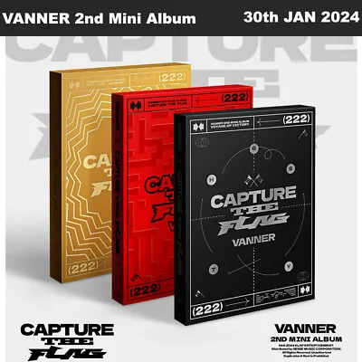VANNER CAPTURE THE FLAG 2nd Mini Album 3SET CD+Phobook+Photocard+Etc+Tracking# • $92.99