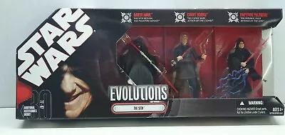 Star Wars Evolutions The Sith Collection 3.75  Figure 2007 Maul Dooku Palpatine • $115