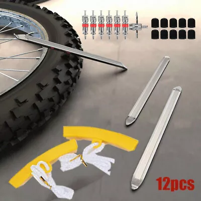 12Pcs Tire Spoon Levers Set Motorcycle Tire Changing Tyre Repair Changing Tool • $18.79