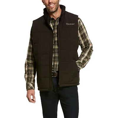 Ariat® Men's Crius Espresso Insulated Concealed Carry Vest 10028380 • $69.97