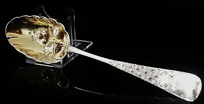 Antique Sterling Silver Berry Spoon Thomas & William Chawner London C.1770 • £135