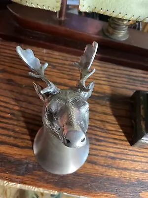 Jagermeister Shot Glasses Stags HeadPewter5 Inches Tall In Good Condition  • £24