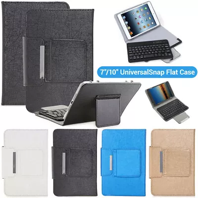 For Onn 7  8  10.1  Inch Tablet Wireless Keyboard Flip Leather Case Stand Cover • $22