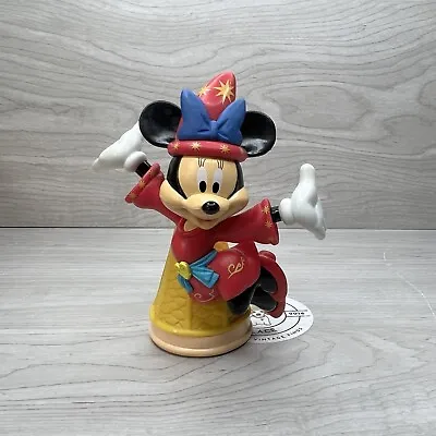 DISNEY PARKS Disneyland Paris Mickey And Minnie Bottle Cap Straw Topper Used • $17.99