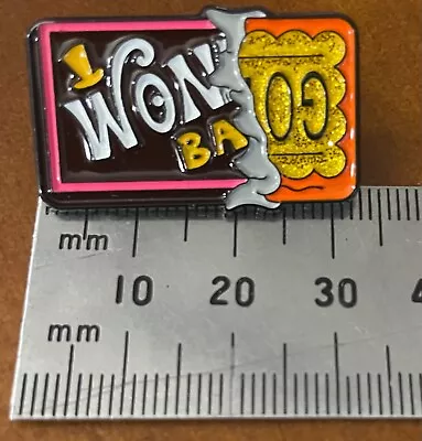 Willy Wonka -chocolate Bar With Golden Ticket -  Metal Badge - Free Post • $7.50