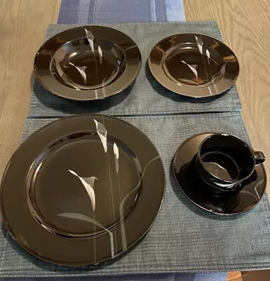 Mikasa Opus Black 5-Piece Place Setting.  • $48