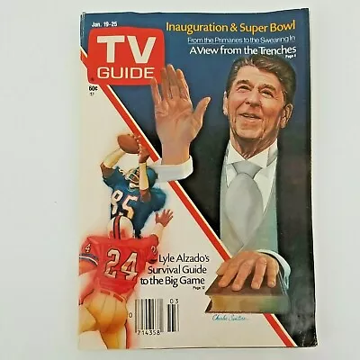 TV Guide  Jan. 19-25 Inauguration & Super Bowl Issue- Lyle Alzado Survival Guide • $12.81
