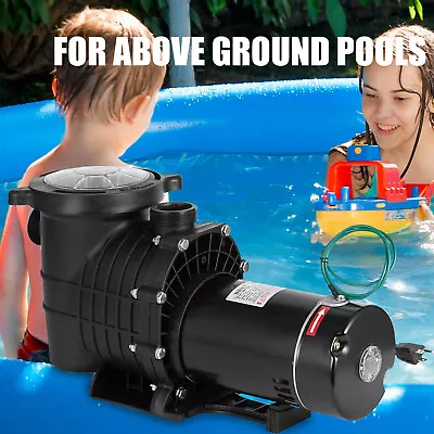 Pool Pump 2HP Swimming Pool Pump In/Above Ground W/ Motor Strainer Filter Basket • $139.99