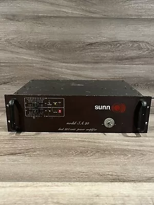 Vintage Sunn Model SA20 Power Amp Dual 300 Watt UNTESTED • $399.99