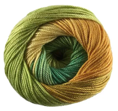 Papatya Sundae 100% Acrylic Rainbow Multicoloured Knitting/Crochet 100g 4 Ply • £2.50