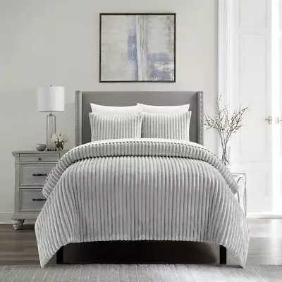 Chic Home Fargo Comforter Set - Pillow Shams Included - Grey • $87.14