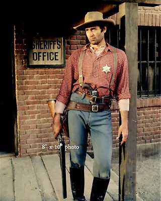 CLINT WALKER Cheyenne Color Shot At SHERIFF'S OFFICE Celebrity Photo (151) • $14.99