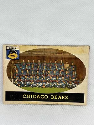 1958 Topps Chicago Bears Team #29 • $2