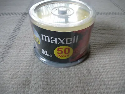 £16 • Buy Maxell Digital Audio 80 Min X50 Pack Cdr-s New Factory Sealed