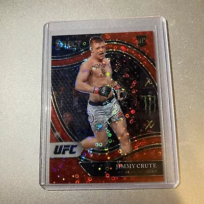 2021 Panini Select UFC Octagonside Red Disco Prizm #d 179/199 Jimmy Crute Rookie • $1