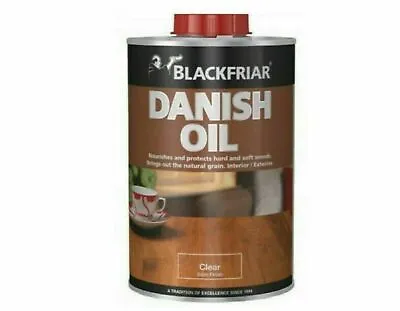 Danish Oil Interior Exterior Furniture Wood Door Protection Clear Satin Varnish • £39.95