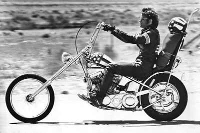EASY RIDER PETER FONDA HARLEY CHOPPER MOTORCYCLE POSTER PRINT 36x54 9MIL PAPER • $89.95