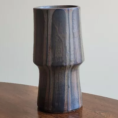 Vintage Japanese Kenzan Toen Pottery Vase MCM Mid Century Modern Boho Signed • $89.99