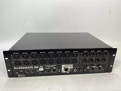£899 • Buy Allen & Heath ILive IDR-16 Mixrack With Bridge Control Network Card