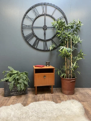 £95 • Buy Mid Century Retro Teak Bedside Cabinet, Nightstand, Danish Gplan Style