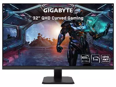 GIGABYTE GS32Q 31.5  165Hz 1440P Gaming Monitor 2560x1440 SS IPS Display 1ms ( • $229.99