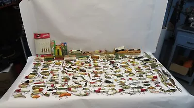 Vintage Antique 1930-1970 HUGE Fishing Lot 205 Lures  (Very Nice Collectables) • $1749.99
