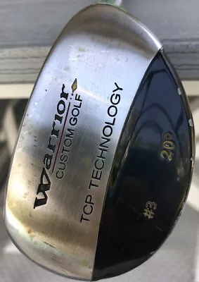 $12.95 • Buy Warrior Custom Golf 20* Degree 3 TCP Hybrid W/ Graphite Tour 3.1 Shaft RH