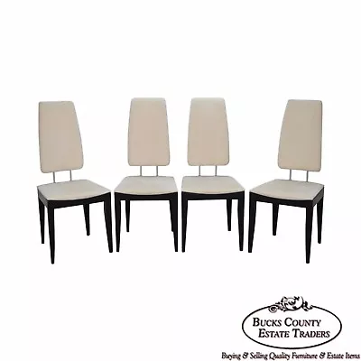 Peter Maly For Tonon Set Of 4 Italian Modern Design Dining Chairs • $1495