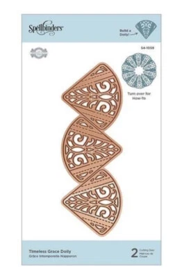 $20.42 • Buy Spellbinders Die Set Timeless Grace Doily By Becca Feeken | Dimensional Doily
