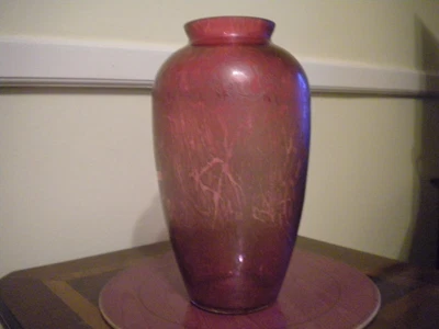 £9 • Buy Royal Brierley Red Iridescent Vase 9 
