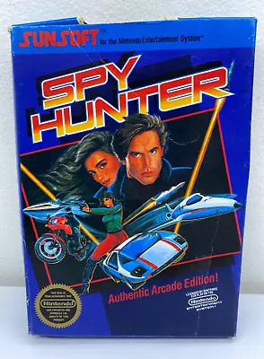 Vintage 1987 NES Spy Hunter SunSoft BOX ONLY READ Nintendo Entertainment System • $15