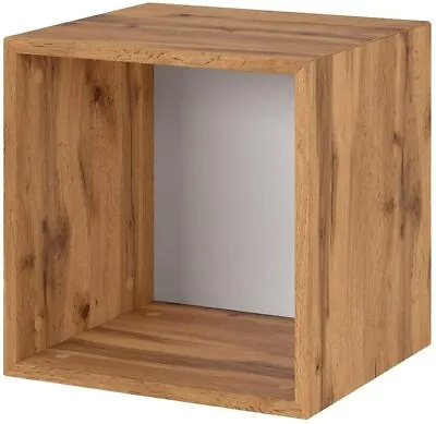 Cube Wooden Storage Shelf Wall Mounted Hanging Bookcase Display Shelving Door • £14.99